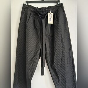 NWT Ramy Brook Pinstripe Allyn Pants Women's Size L